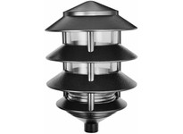 RAB LL22B Lawn Light 4 Tier Incandescent 100W Max Black
