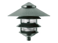RAB LL23VG Lawn Light 4 Tier + 10 Top Incandescent 100W Max Verde