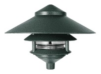 RAB LL323VG Lawn Light 3 Tier + 10 Top 75W Max Verde Green | YarinInd