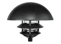 RAB LLD3B Lawn Light Dome 3 Tier Incandescent Black | YarinInd