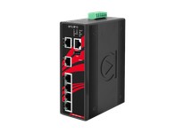 Antaira LMX-0600-T-V2 6-Port Industrial Light Layer 3 Managed Ethernet Switch with 6*10/100Tx 12~48VDC Power Input Version 2 Har