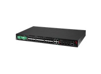 Antaira LMX-3228G-10G-SFP-DD 32-Port Industrial Gigabit Managed Ethernet Switch with 4*10/100/1000 RJ45 Ports 24*100/1000 SFP Sl