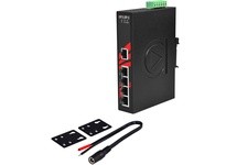 Antaira LNP-0500-T 5-Port Industrial PoE+ Switch | High-Performance Ethernet