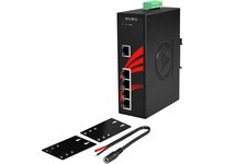Antaira LNP-0500G-24-T 5-Port Industrial Gigabit PoE+ Switch | High-Performance Networking