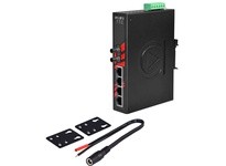 Antaira LNX-0501-ST-M-T 5-Port Industrial Unmanaged Ethernet Switch | High Performance