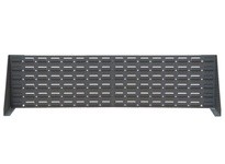 Durham LPRSS-34.5X12-95 LOUVERED PANEL STAND 34-1/2 X 12 #95 GRAY