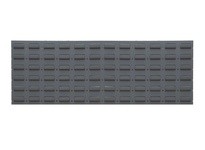 Durham LPW-34.5X12-95 LOUVERED PANEL WALL (2) 17.25 x 12 PANELS #95 GRAY
