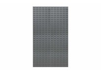 Durham LPW-34.5X64-95 LOUVERED PANEL WALL (2) 17.25 x 64 PANELS #95 GRAY