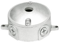 RAB LRT5-3/4 WEATHERPROOF 3 BOX RD 3/4 TAP & COVER WITH 1/2 HOLE