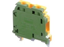 ABB M10-10.P Screw Clamp Terminal Blocks, Green-Yellow | 1SNA165115R1000