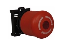 Cutler Hammer M22-PVLT-K01-230R Illuminated E-Stop Switch Twist-to-Release 1NC 6A 500V RMQ-Titan Series