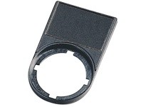 Cutler Hammer M22S-ST-X Legend Plate 22mm Black No Legend | RMQ-Titan Series