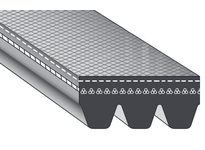 Bando 10PK1415 1415 inch long 1.4 inch wide 0.175 inch high Serpentine Belt with 10 ribs