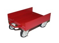 Merrick M998049 12"x16" Individual Trisided Flush Super Duty Dolly | Heavy-Duty Equipment
