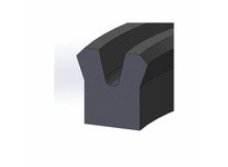 Dichtomatik MA21 25X35X8 SYMMETRICAL SEAL NITRILE 90 DURO SYMMETRICAL U-CUP METRIC