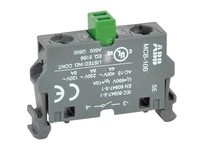 ABB MCB-10B Contact Block SPST-NO 6 A 120 VAC Screw Holder