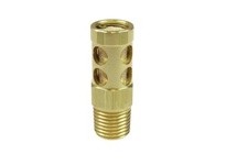 Coilhose MF101 Brass Muffler 1/8" MPT | YarinInd